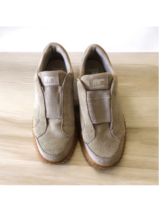Sorel Shoes - Size 8.5 Sorel Ona Ave Tan Suede Slip On Shoes Gorpcore Earthy Sporty Eco